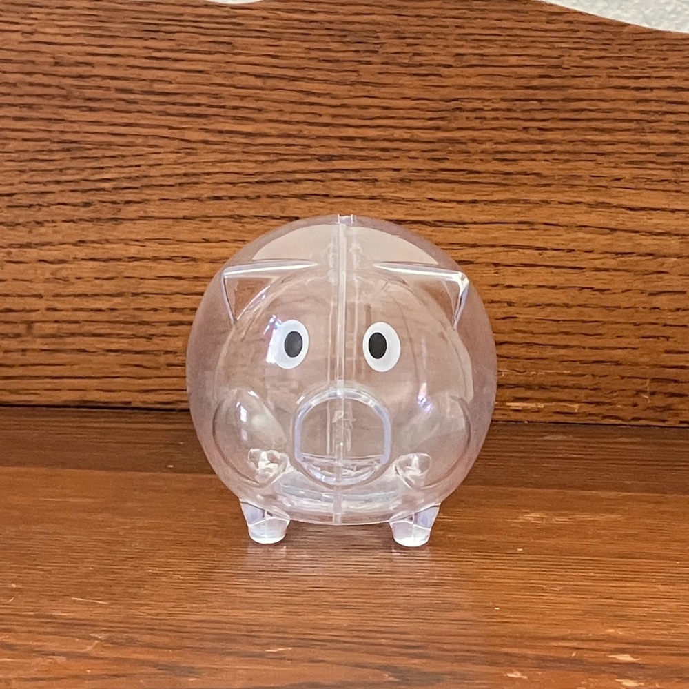 Plastic Piggy Bank
